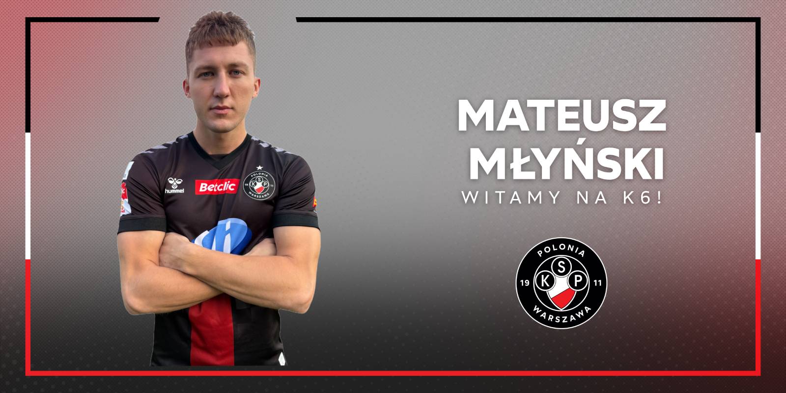 Mateusz Młyński is a player of the Pride of Warsaw.