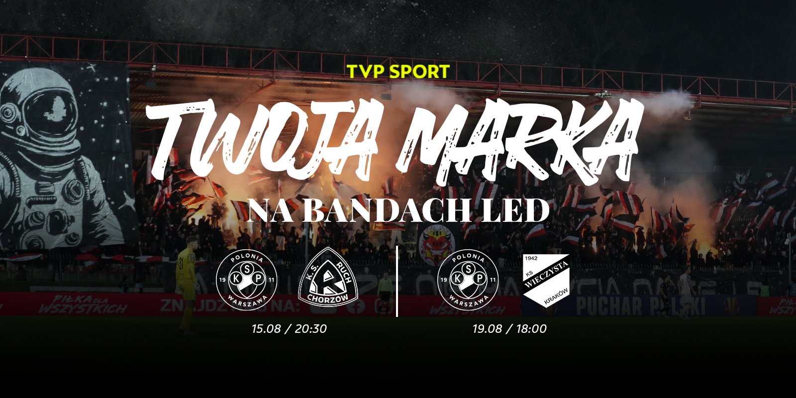 BIZNES| Reklama na bandach LED podczas meczów Polonii Warszawa