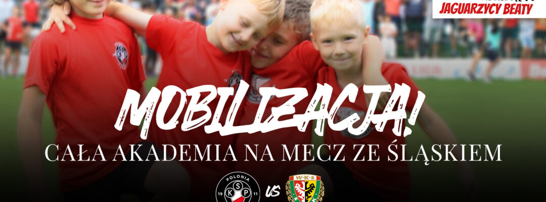 Akademia Polonii Warszawa dopinguje na meczu ze Śląskiem Wrocław